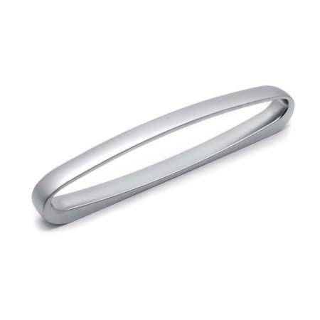Ручка-скоба Ellipse, Хром матовый, 128/165 мм, Модерн, Metakor, Бельгия